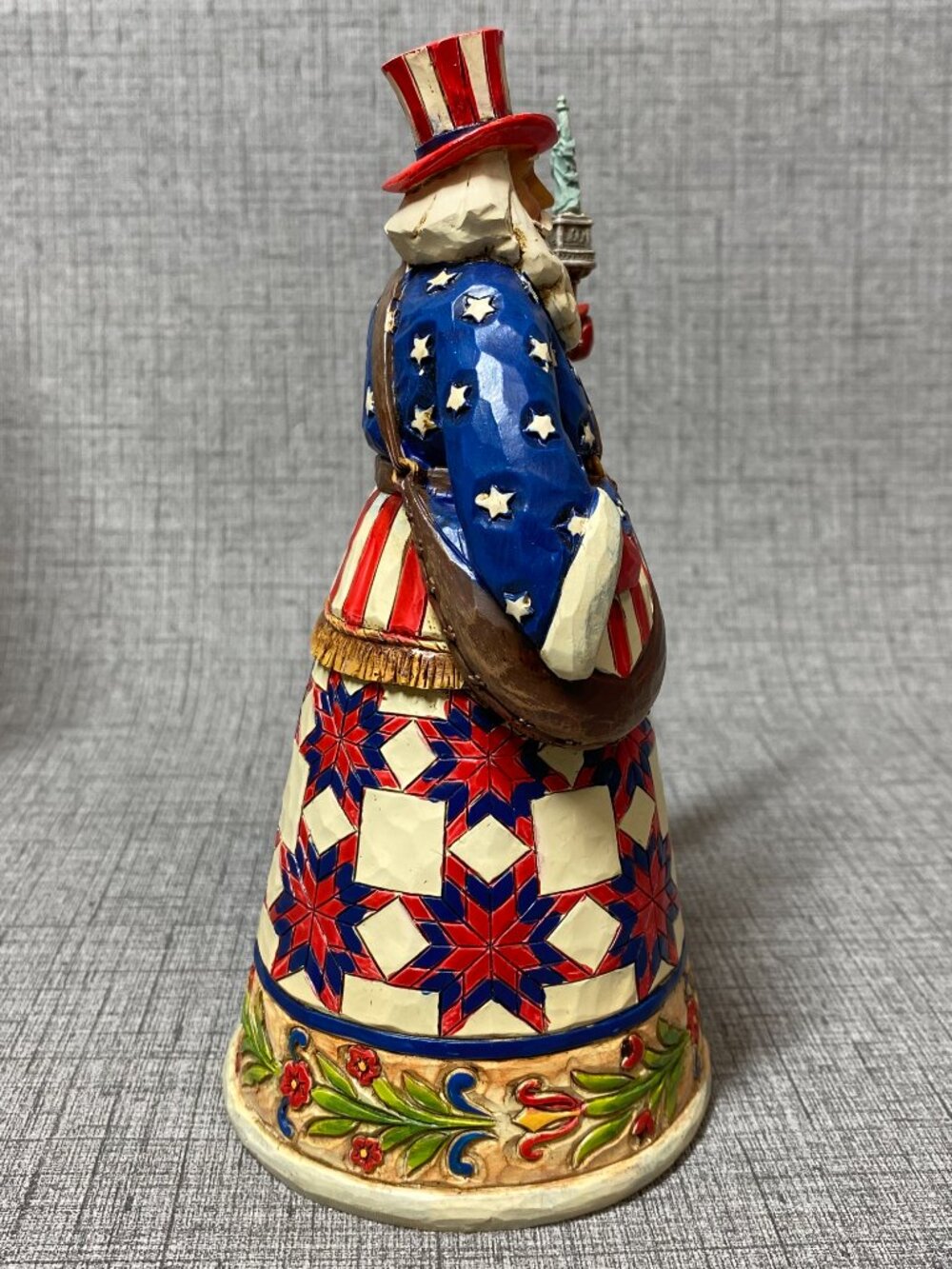 Jim Shore "Perfectly Festive in All Fifty States" Stars and Stripes Santa BOX - Picture 6 of 11